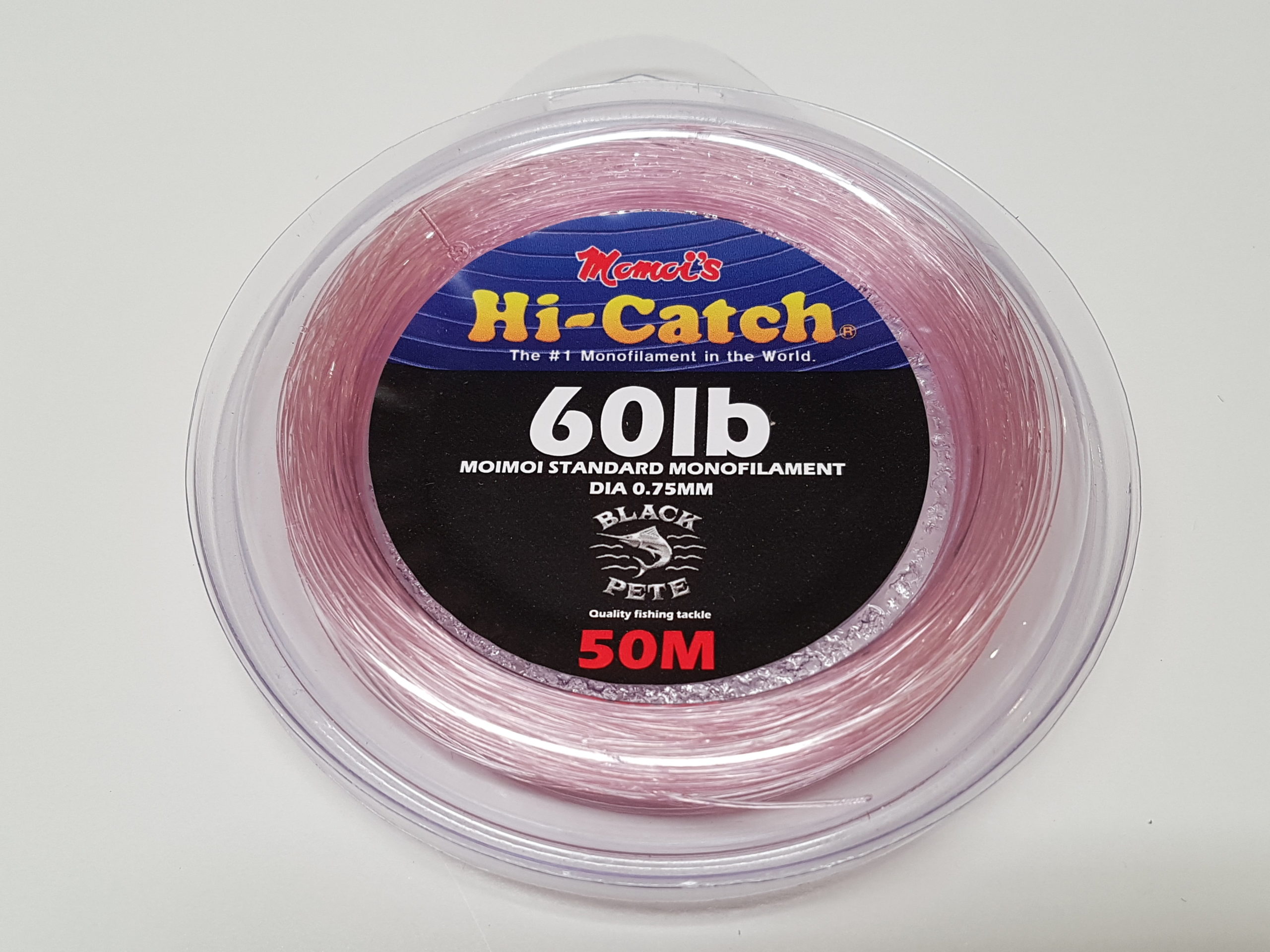 3) Momoi Diamond Fluorocarbon Leader Fishing Line 20lb 25yd Pink