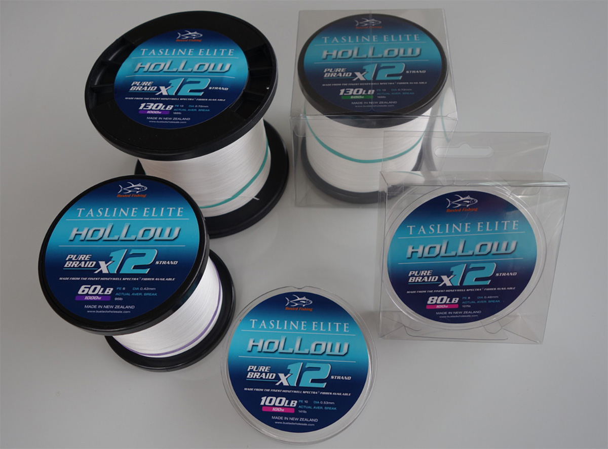 Tasline Elite Hollow Braid Fishing Line Busted Fishing