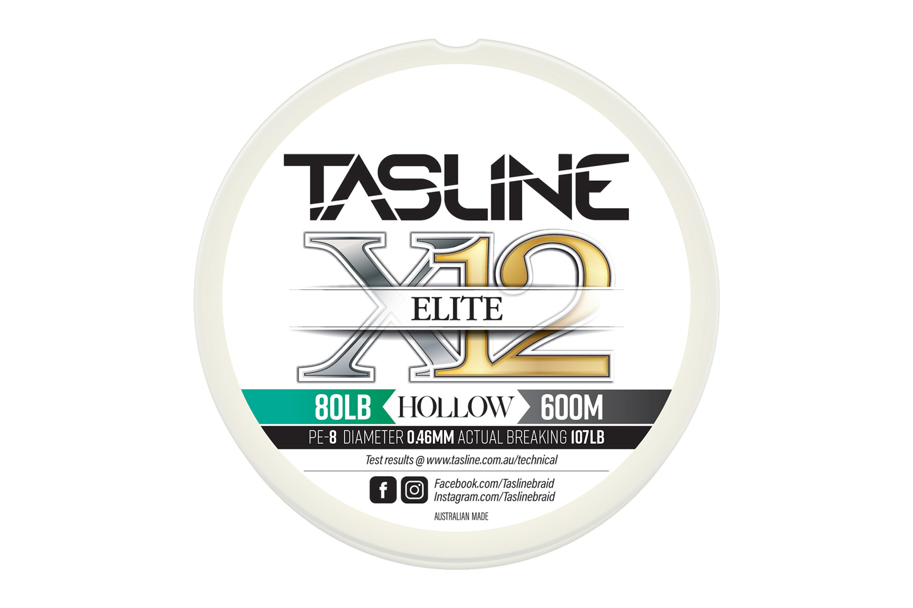 Tasline Elite Hollow Braid Fishing Line - Busted Fishing