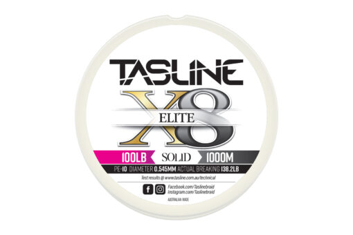 Tasline Elite White Braid Fishing Line - Busted Fishing