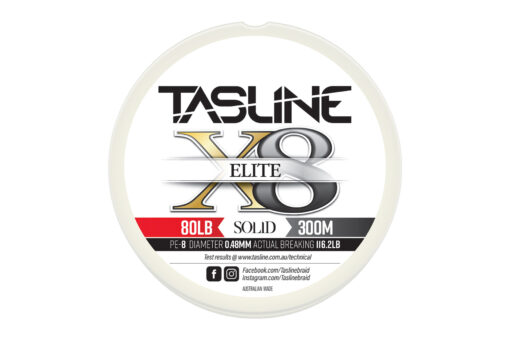 Tasline Elite White Braid Fishing Line - Busted Fishing